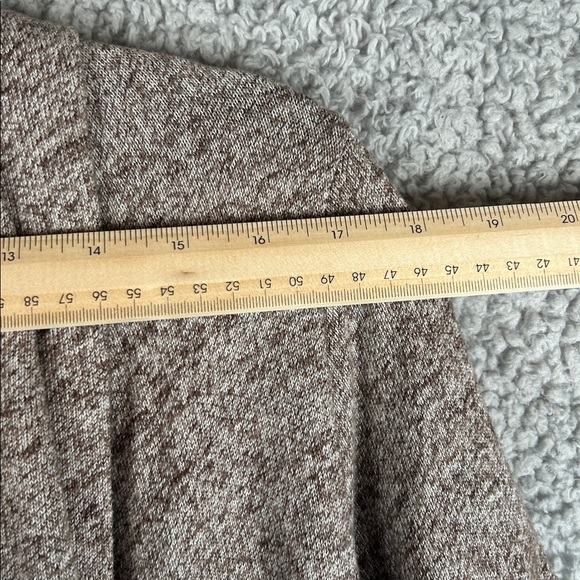 UGG Open Front Long Sleeve Marbled Brown White Long Cardigan Size M - Picture 6 of 16